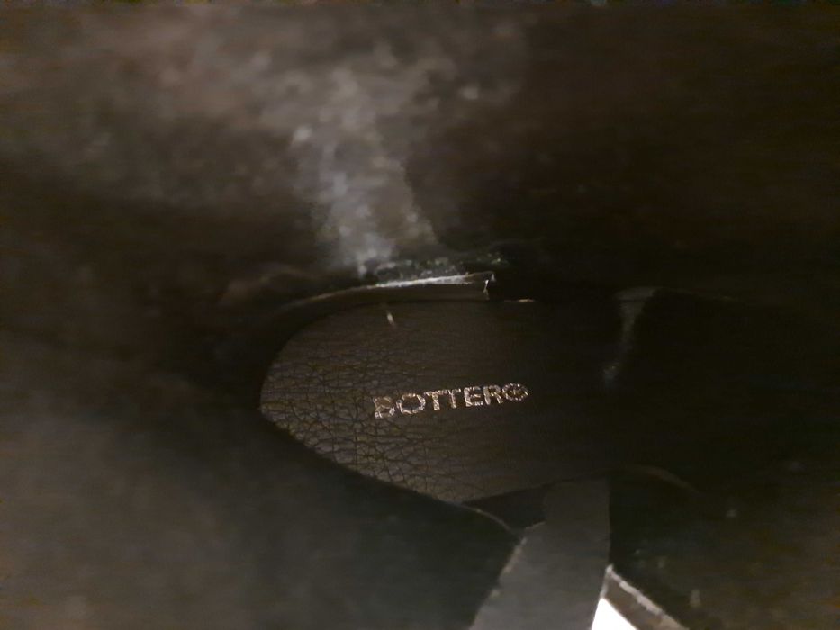 Kozaki czarne krótkie roz. 39 Bottero  obcas 7 cm