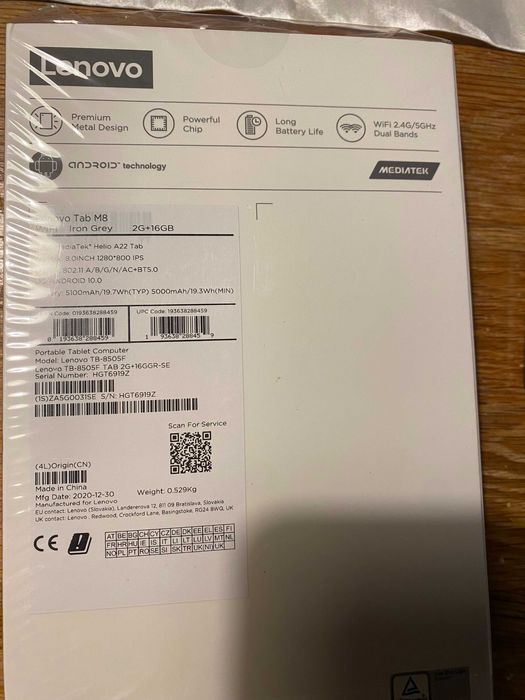 Okazja lenovo tablet TB8505-F