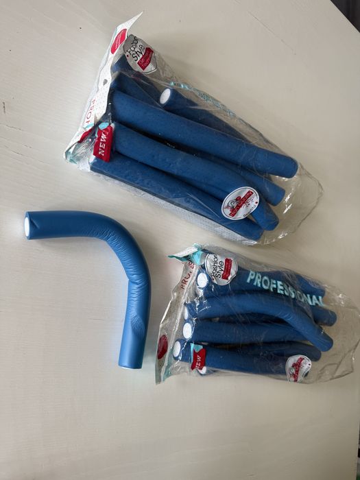 Wałki do włosów papiloty grube do stylizacji na zimno heatless buns