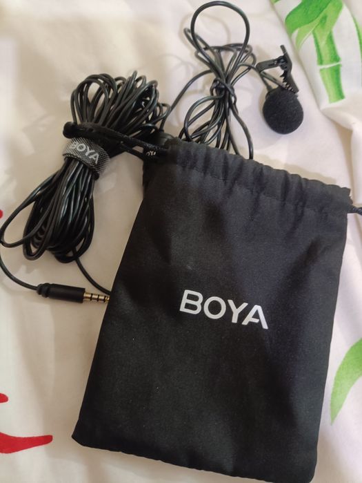 Профессиональный петличный микрофон BOYA BY-M1 3.5 мм микрофон петличка для телефона петличка для пк камеры