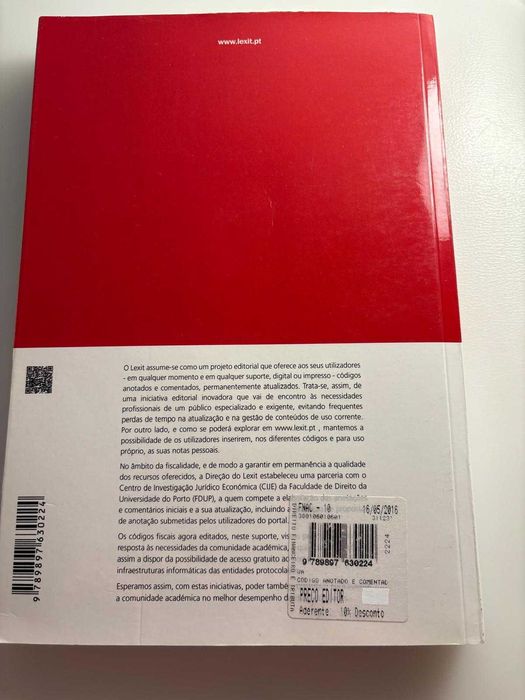 Livro Códigos Anotados & Comentados IRS