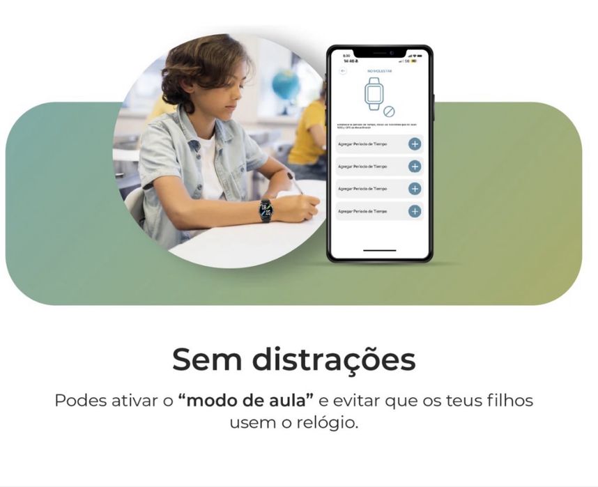 SaveFamily Slim – Smartwatch Infantil/Juvenil c/ GPS – NOVO, SELADO, Garantia 2 Anos