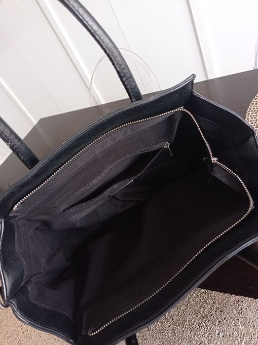 Totebka Stradivarius skóra plus zamsz
