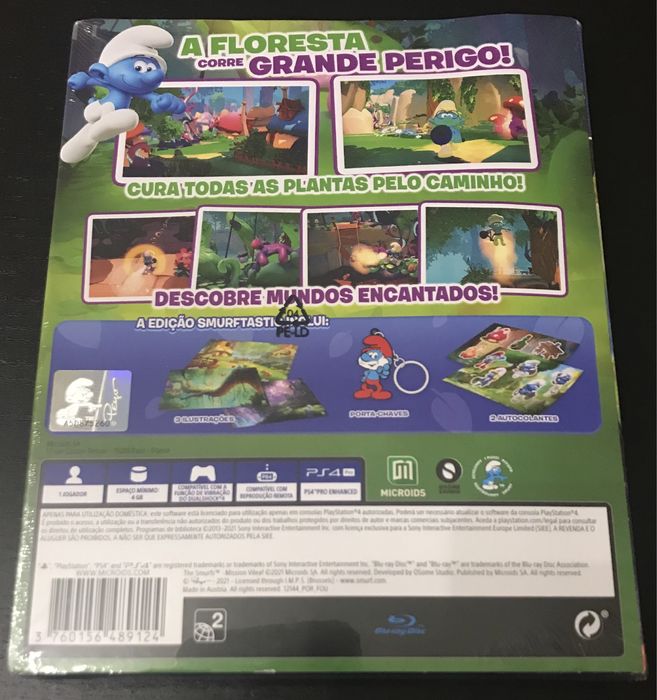 Os Smurfs - Missão Florrorosa Jogo novo e selado