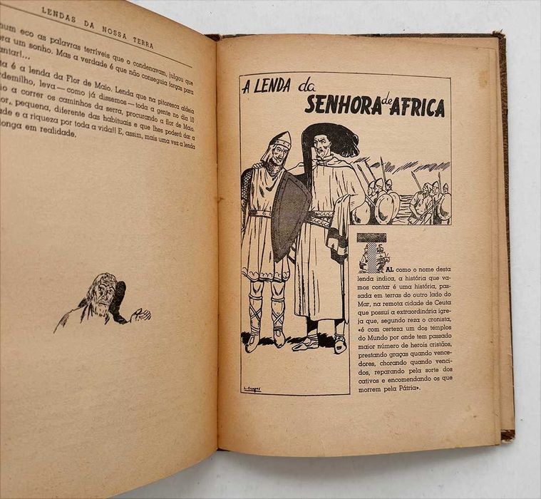 1955_Gentil Marques, LENDAS DA NOSSA TERRA. Ilustrações de Luís de Campos. Editorial Lavores, Lisboa, 1ª edição. Em muito bom estado geral.