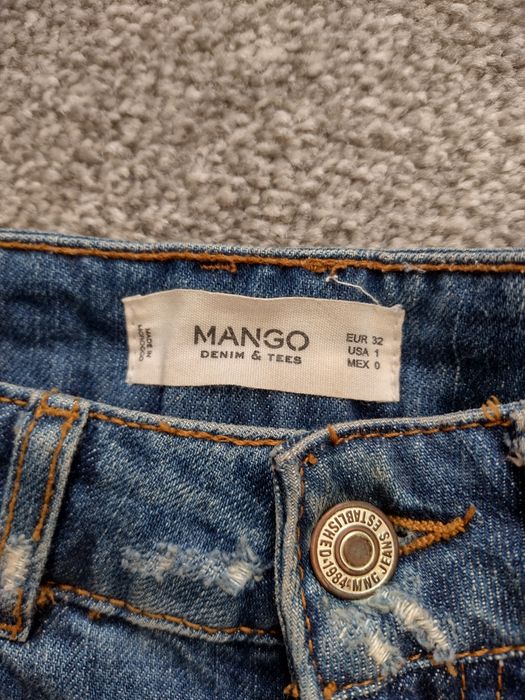 Spodenki damskie jeansowe Mango