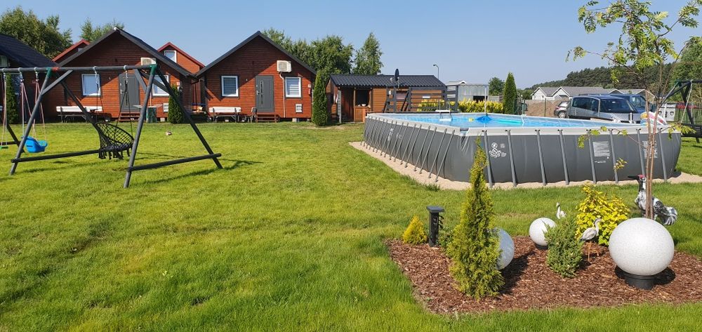 Wakacje nad morzem domki ogrzewane-klimatyzacja Rusinowo k Jarosławca