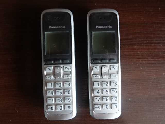 Telefon stacjonarny Panasonic baza + dodatkowa słuchawka bezprzewodowa