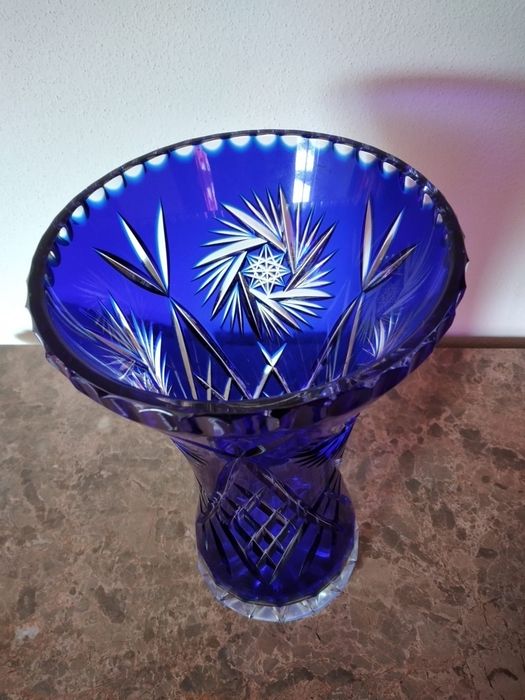 Jarra Cristal Azul