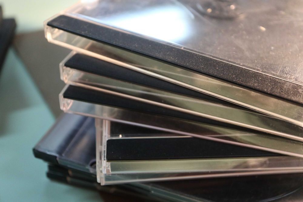 Caixas de Cd's para 1 cd/dvd ou 2 cd's/dvd's