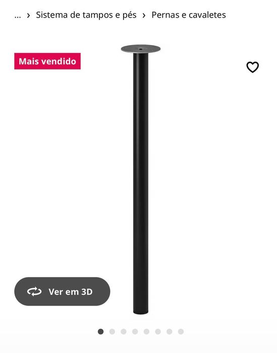 Mesa ikea lagkapten 200x60 com 5 pernas €20, preciso de vender rapid