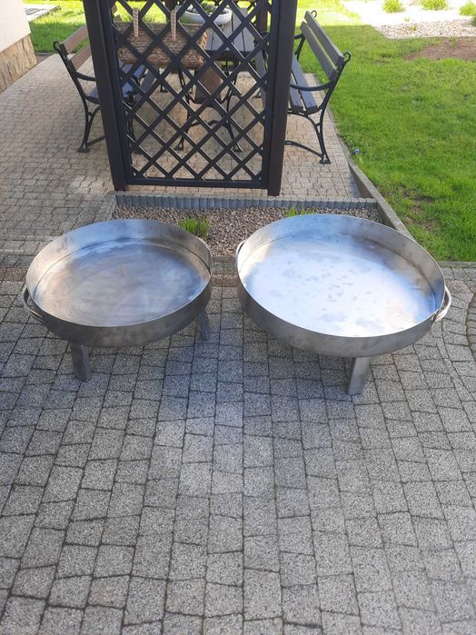 Palenisko ogrodowe - do grilla  o średnicy 60 i 70 cm z blachy nierdzewnej - Nowość !