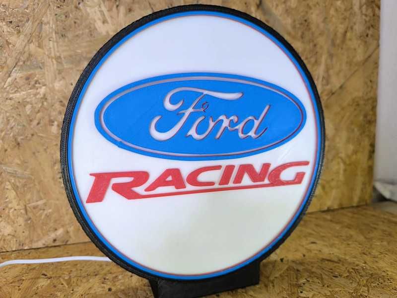 Lightbox Luminaria decorativa Ford Racing