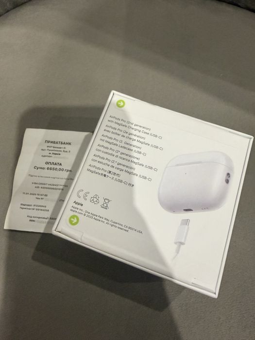 Беспроводные Bluetooth наушники Airpods pro 2