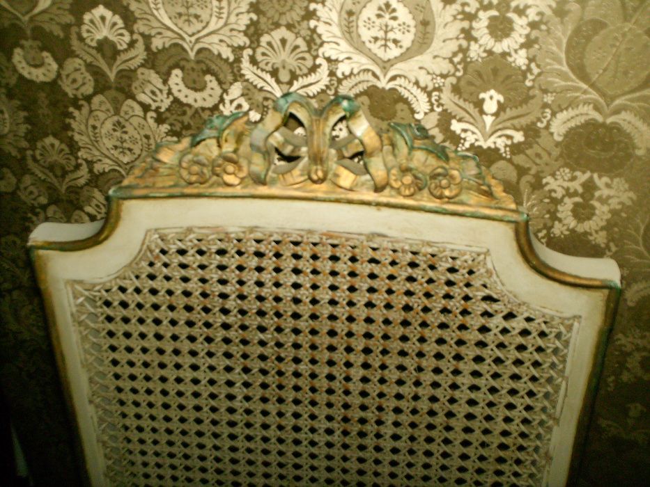 Cama e Cadeira estilo Luís XVI