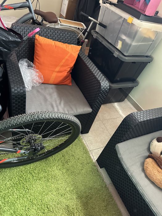 Sofas exterior mobiliário jardim ou terraço