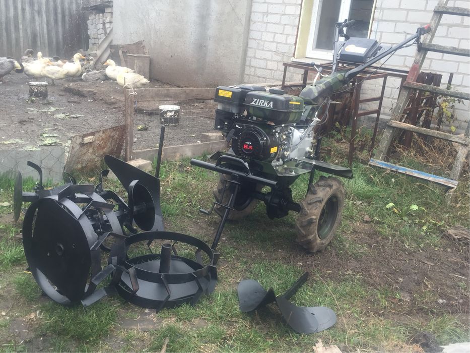 Мотоблок Zirka lux 7 кс з приладдям стан 5з 5