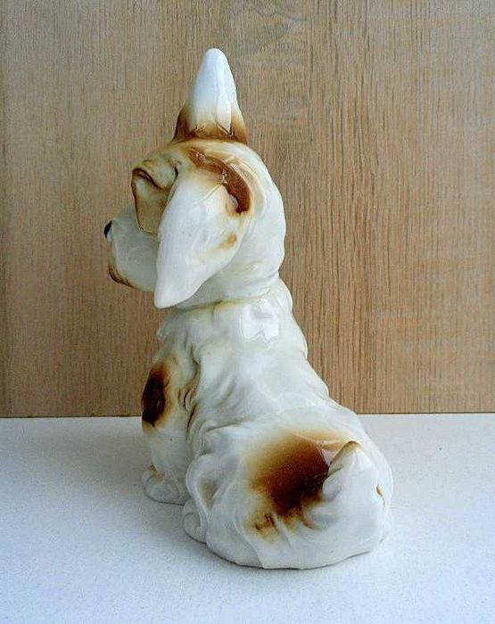 "ТЕРЬЕР.СОБАКА" красивая большая статуэтка Германия фарфор