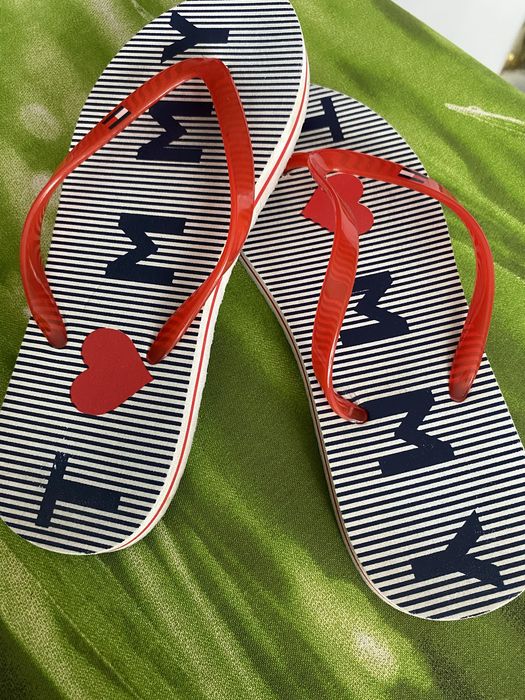 Tommy Hilfiger klapki japonki damskie