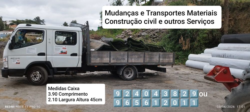 Faço cargas de Entulho Madeira Pladur Monos Resíduos Serviços Mudança Limpeza geral Terrenos  e outros serviços