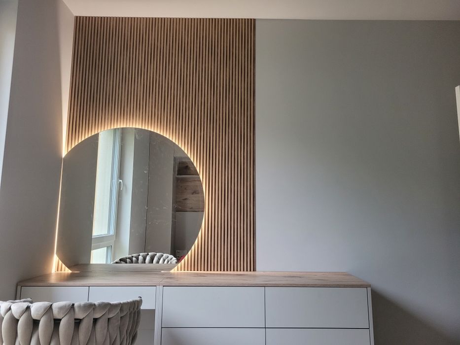 Wykończenia wnętrz, gładzie metodą natryskową, remonty