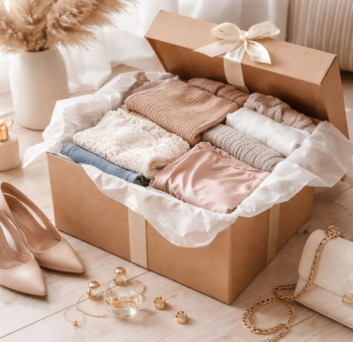 Box paka ubrań w rozmiarze M