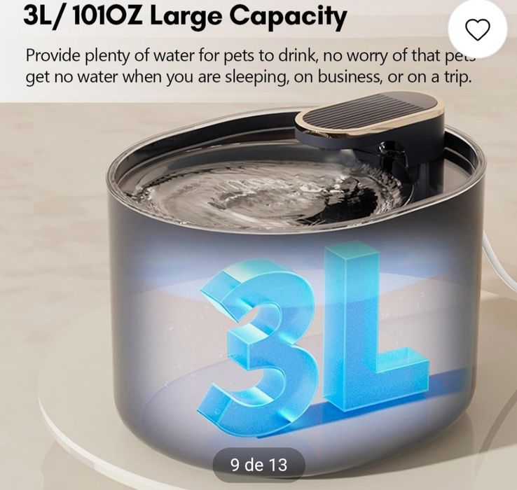 Fonte de água automático para pets