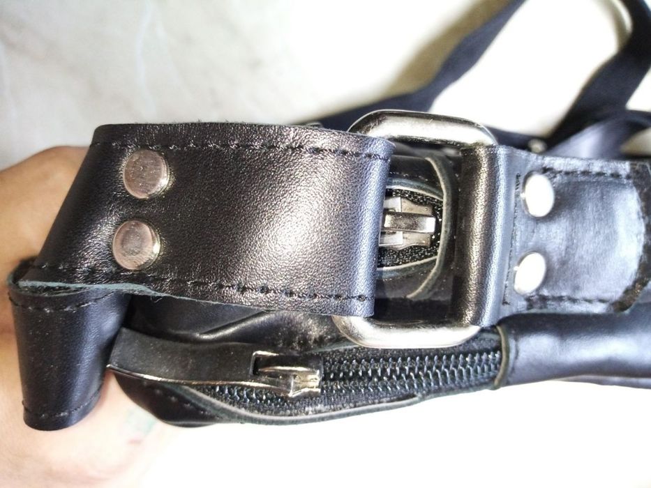 Нова чоловіча сумка, шкіряна 20*20*20