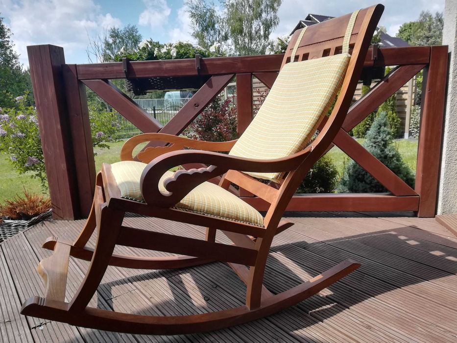 Fotel bujany Biedermeier