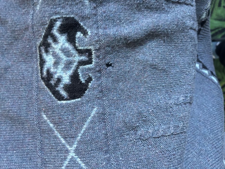 Sweter Shetland wełna Kononowicz