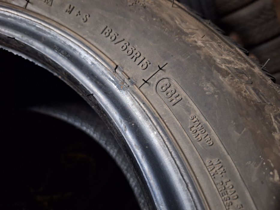AUSTONE 185/65r15 2szt opony zimowe zima bieżnik 6.3mm 2021r