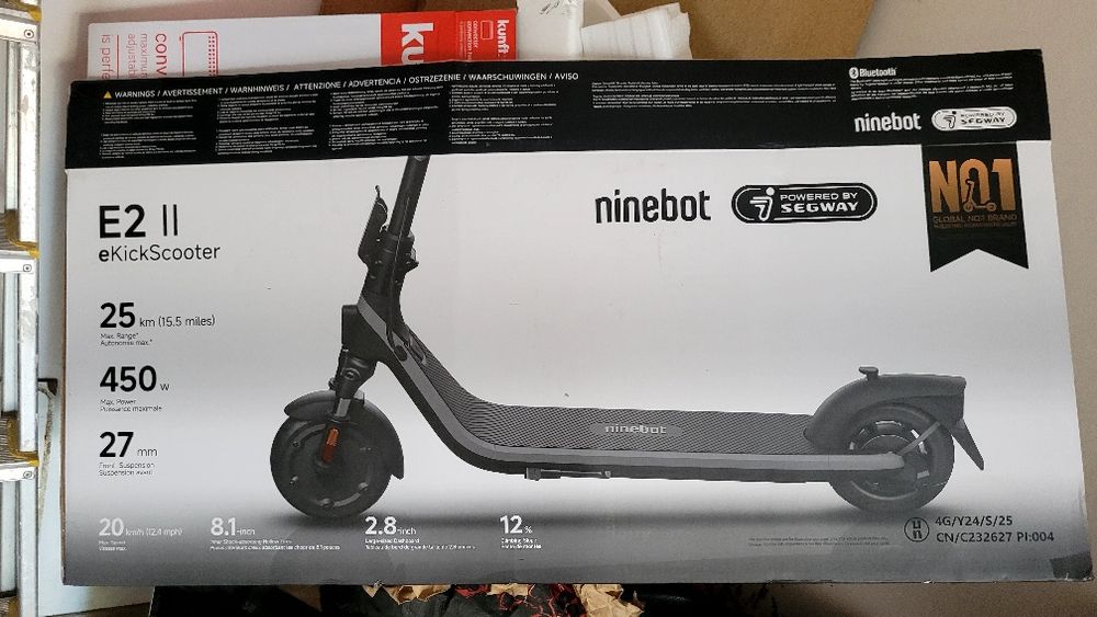 Trotinete Elétrica Ninebot Segway E2 II – Como Nova