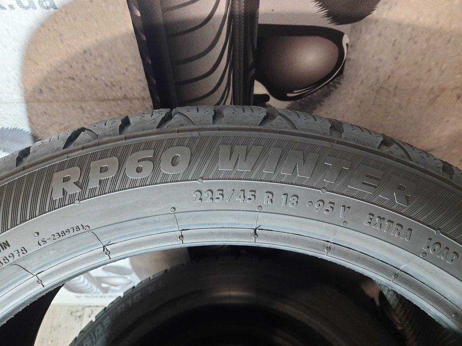 Шини 7,5мм 225/45 R18 PLATIN RP60 Winter б/у зима склад
