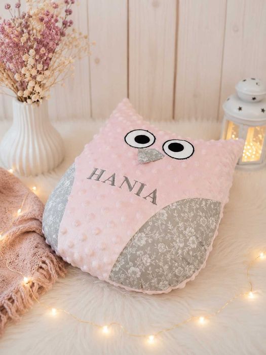 Personalizowana poduszka SOWA z imieniem