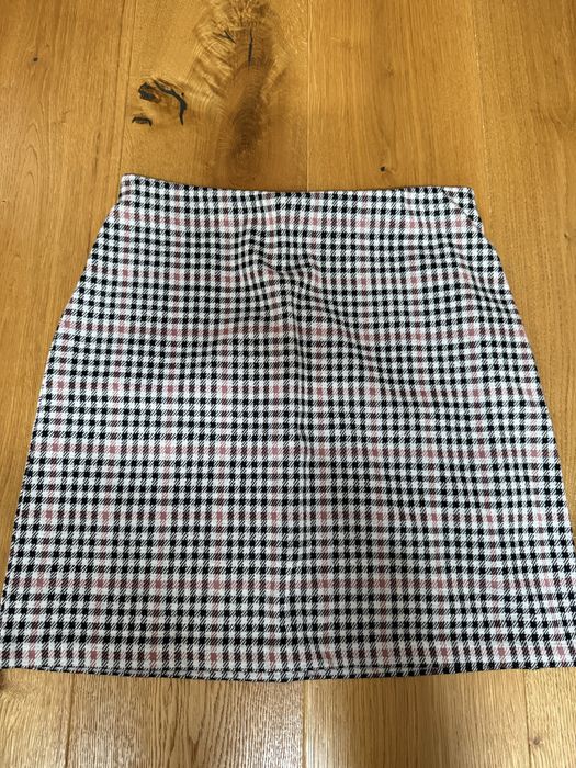 Spódnica w kratkę mini H&M rozmiar S