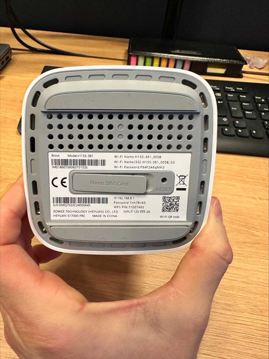 ROUTER - MODEM 5G BROVI model: H155-381 - stan idealny na karte SIM ...