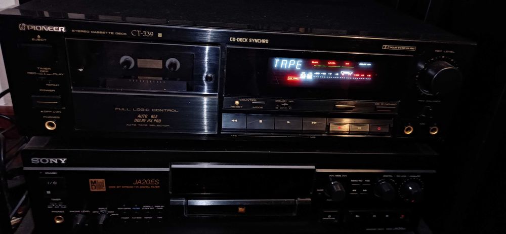 Deck gravador de cassetes semi-novo