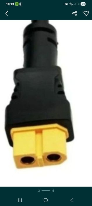 Kabel xt60 xt 60  gniazdo zapalniczki do stacji ładowania allpowers