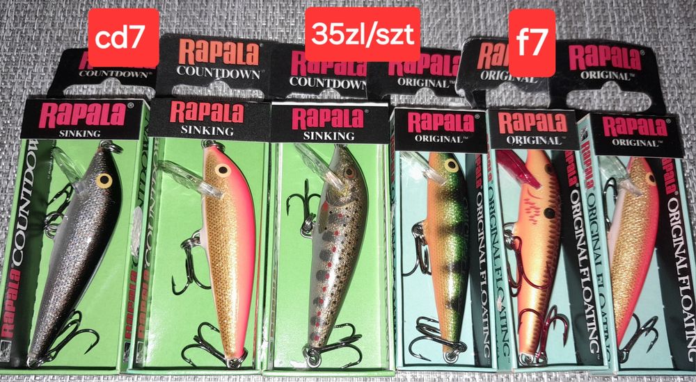 Woblery rapala różne