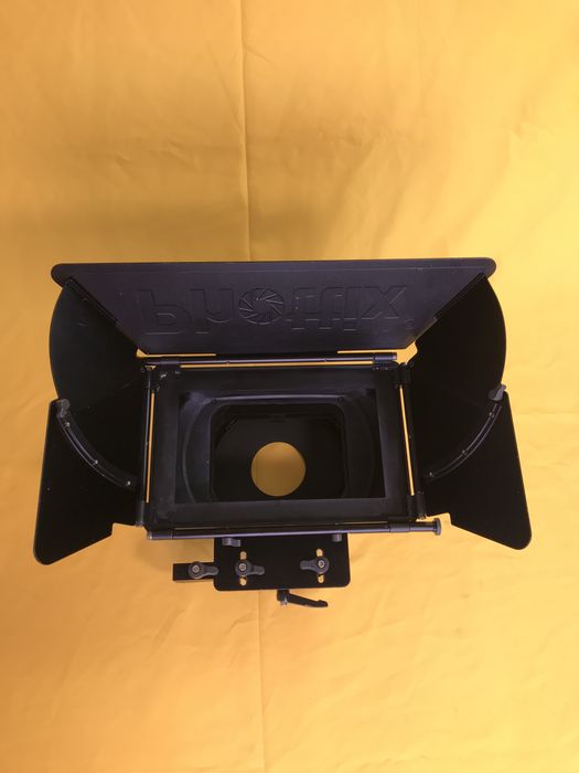 Matte Box Phottix Profissional de Cinema + Suporte Rods + Adaptadores