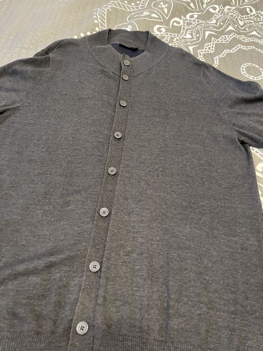 Sweter męski kardigan rozmiar xl ciemny szary