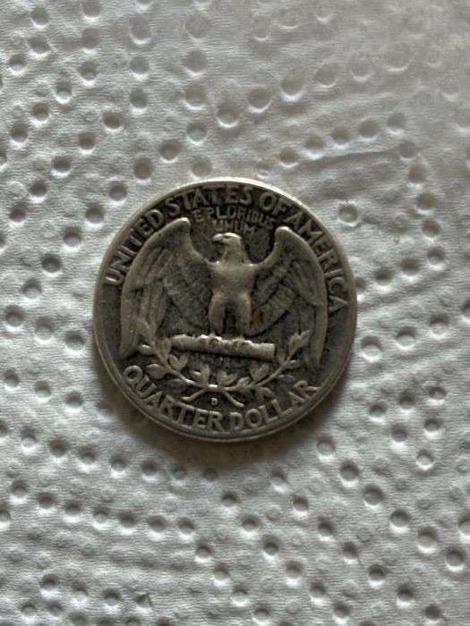1/4 de Dolar de 1962 em Prata