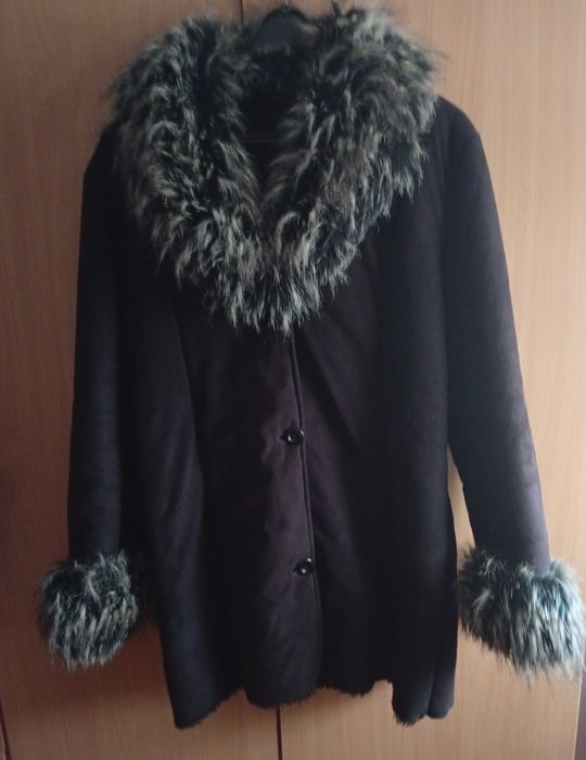 Damski kożuch sztuczny