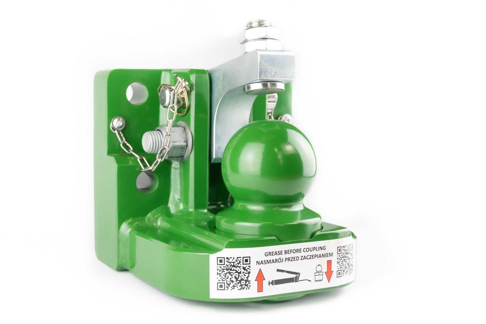 Zaczep kulowy K80  4T New Holland, Case, Steyr, Deutz, JD