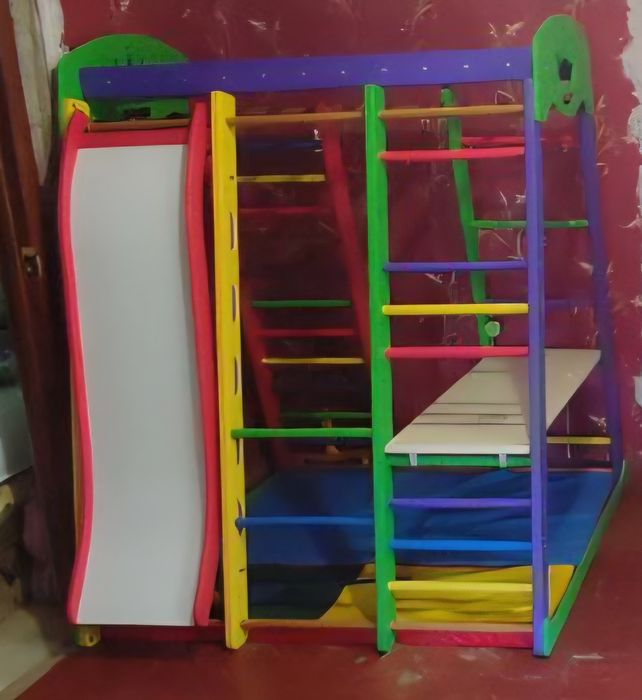 Спортивный комплекс для дома Акварелька Plus 1-1