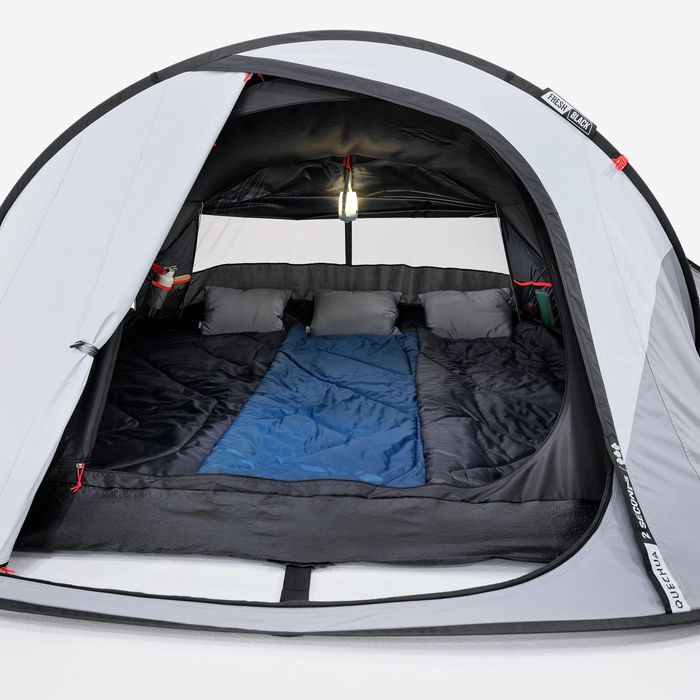 Tenda de Campismo instantânea 3 pessoas, 2 seconds Fresh & Black