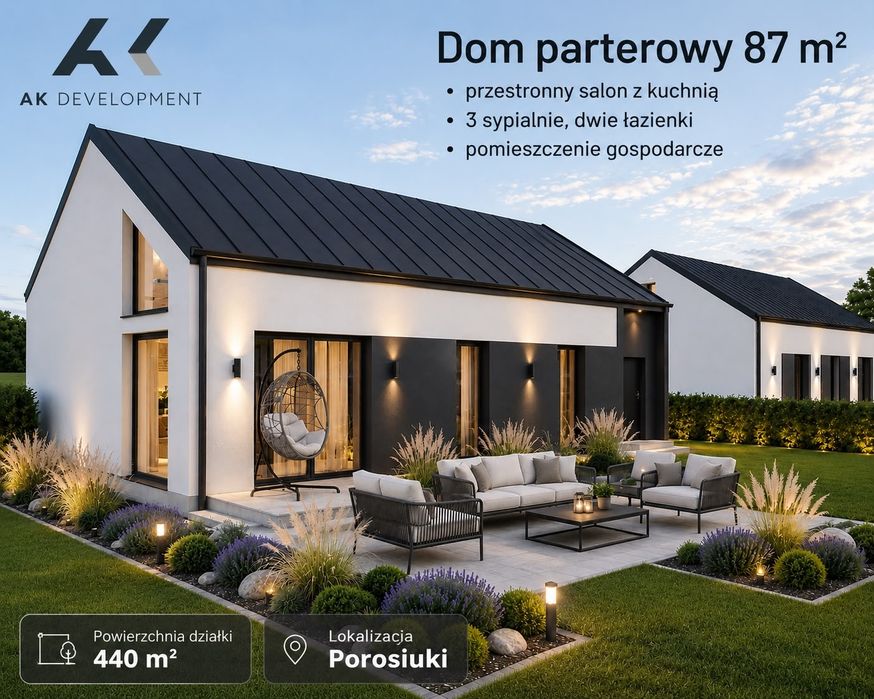 Dom 87m2 z ogrodem POMPA CIEPŁA W CENIE ostatni wolny!!!