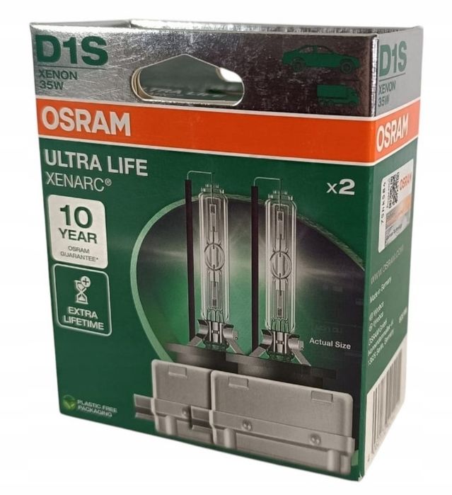 Xenony Żarniki 2 szt. OSRAM XENARC ULTRA LIFE D1S 35W 66140ULT-2HB