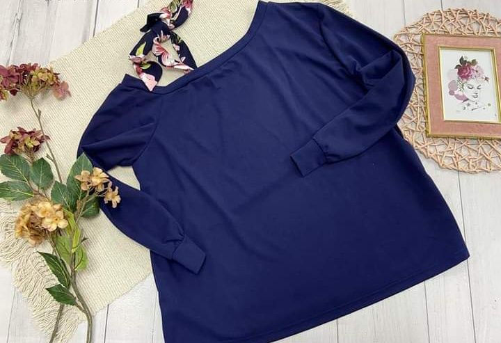 Elegancka bluzka z wiązaniem, rozm. 46