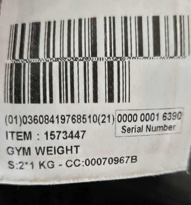 Halteres Maleáveis de Ginástica e Pilates 2 KG ( Lote de 2 )